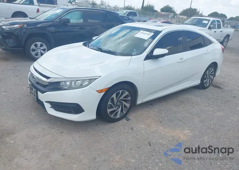 2016 Honda Civic Ex из США, поврежденный, VIN 19XFC2F71GE093582